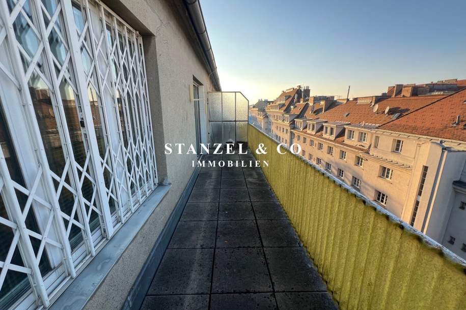 SONNIGES DACHGESCHOSS MIT GROSSER TERRASSE, Wohnung-kauf, 235.000,€, 1120 Wien 12., Meidling