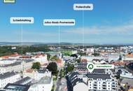 Eigengarten in ruhiger Zentrumslage! Geräumige 3-Zimmer-Maisonette Wohnung im Karmeliterhof