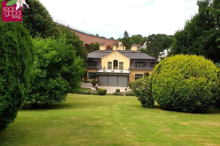 Prestige-Villa in Wien-Mauer – 15 Zimmer, 3.700 m² Gartenparadies, vielseitig nutzbar -Büro & Wohnen vereinbaren!, Haus-miete, 14.207,60,€, 1230 Wien 23., Liesing