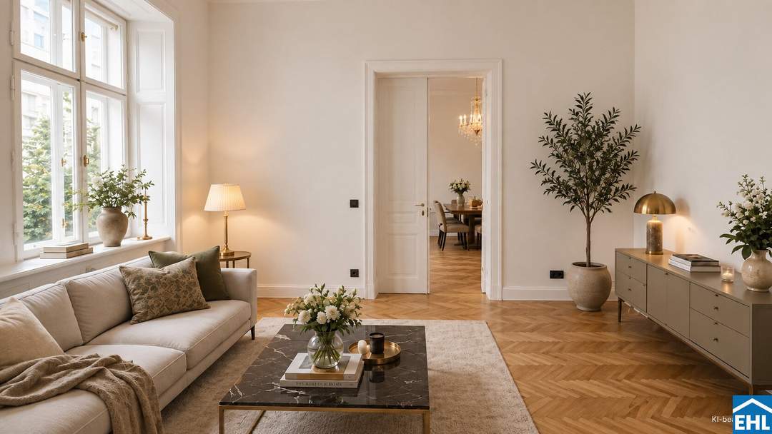 Hofruhelage im 4. Bezirk: Wiener Eleganz trifft modernes Interieur