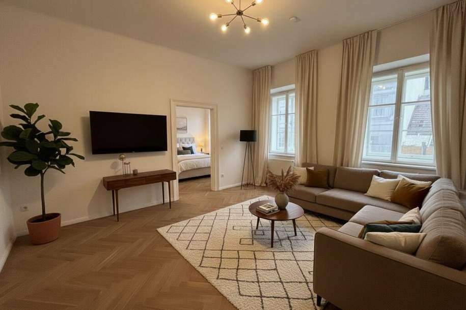 ERSTBEZUG NACH SANIERUNG! Schöne 2-Zimmer Altbauwohnung in toller Lage, 1090!, Wohnung-kauf, 520.000,€, 1090 Wien 9., Alsergrund