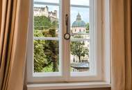 Historischer Blick! 180 m² Altbauwohnung mit Balkon und Festungsblick im Herzen der Salzburger Altstadt