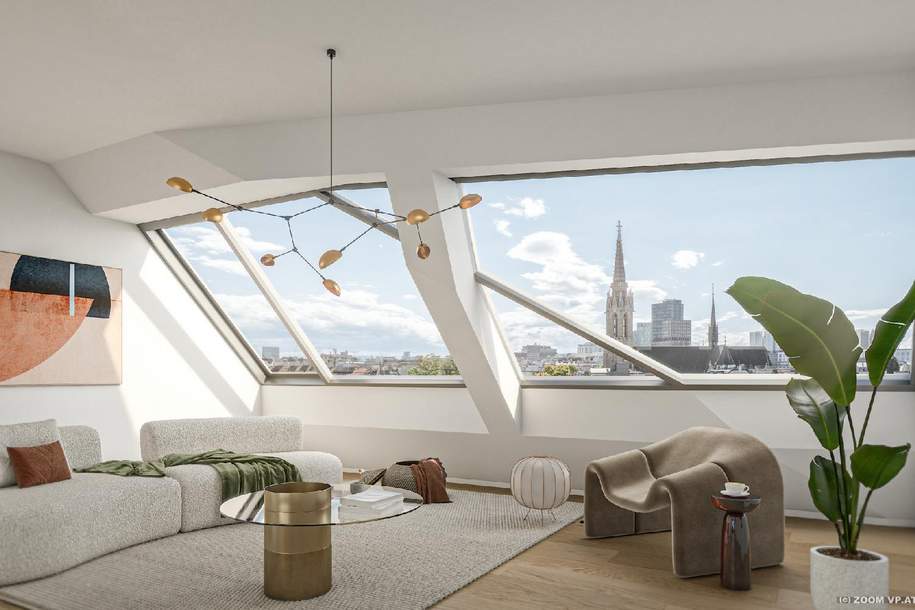 Wohnen über der Stadt – exklusiv, individuell, außergewöhnlich, Wohnung-kauf, 2.395.000,€, 1030 Wien 3., Landstraße