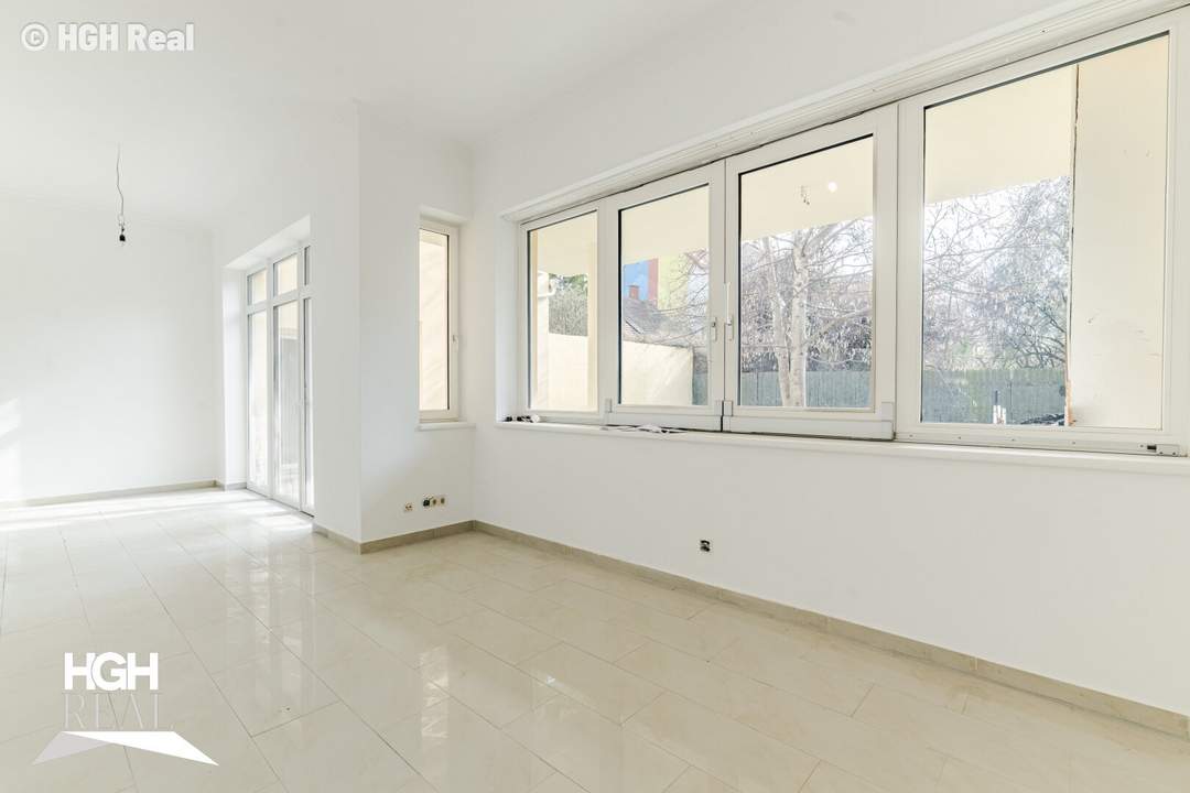 1230 Wien Liesing Ruhige, helle Gartenwohnung mit ca. 170 m² großem Garten und sonniger Terrasse