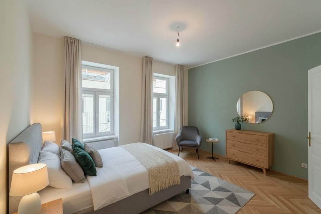 ++NEU++ Stilvolle 3-Zimmer Altbauwohnung mit Balkon