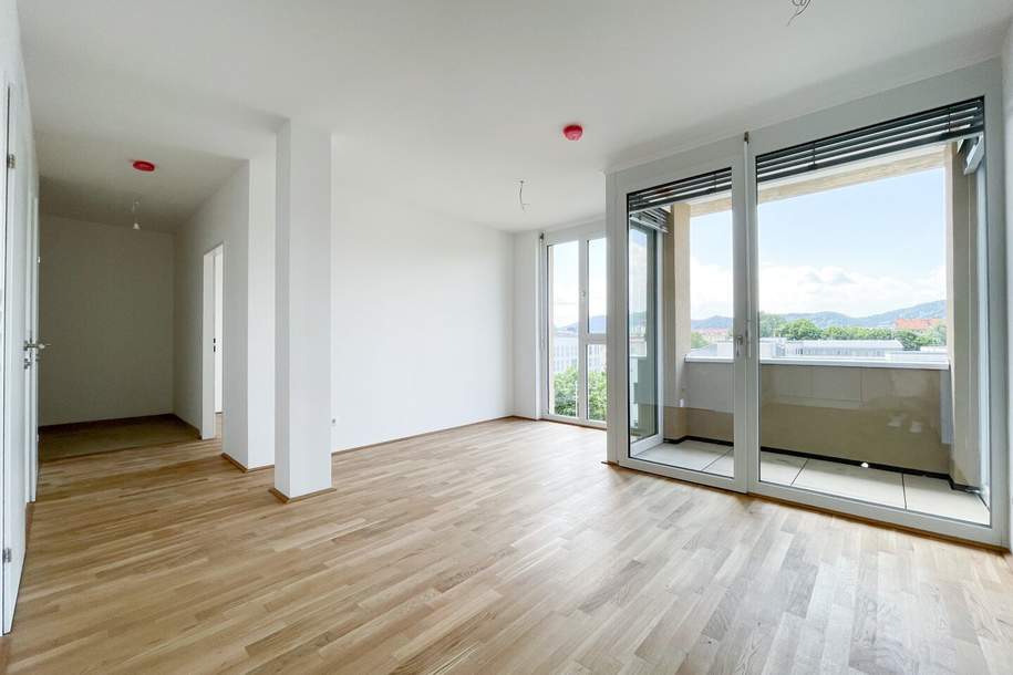 Moderner 3-Zimmer-Wohnung mit sonniger Loggia in zentraler Lage, Wohnung-miete, 849,90,€, 8020 Graz(Stadt)