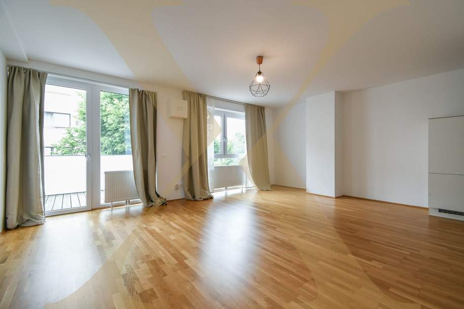 Gemütliche 1-Zimmer-Wohnung mit Balkon, Einbauküche und Parkplatz in Holzheim/Leonding zu vermieten!, Wohnung-miete, 525,01,€, 4060 Linz-Land