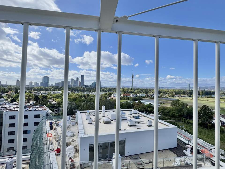 Wohnen mit Blick auf die Donau & Skyline Wiens