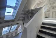 Dachgeschosswohnung in Fertigstellung | Wohnen auf 2 Etagen mit 2 Freiflächen | Bestlage Meidlings