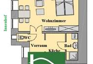 1-Zimmer Wohnung inkl. Einbauküche nahe dem Augarten - befristet vermietet bis 31.05.2026! - JETZT ZUSCHLAGEN