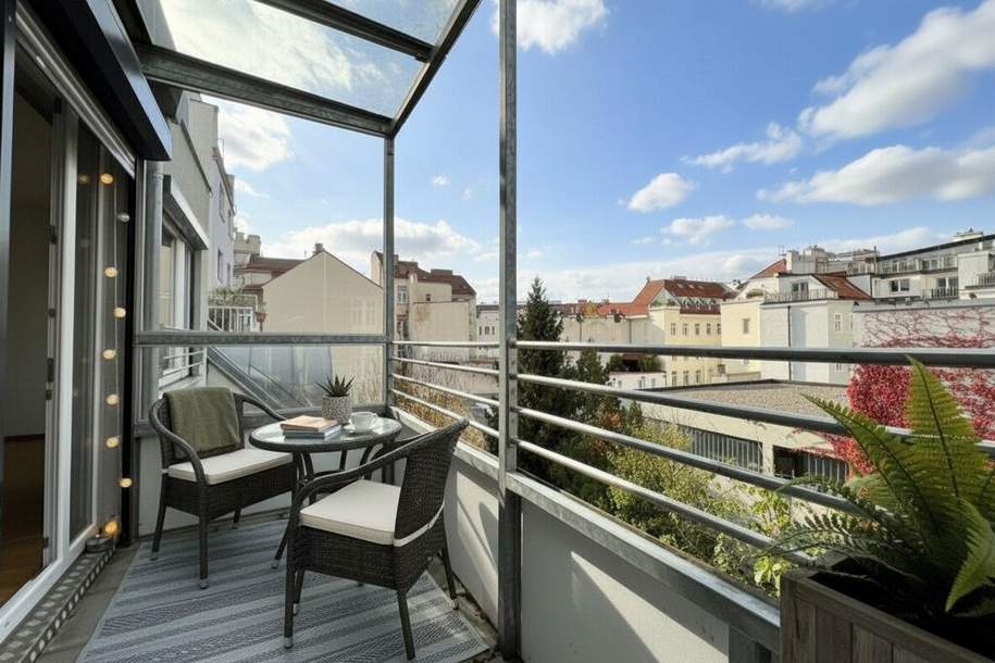 Moderne 3-Zimmer-Wohnung mit Loggia zum ruhigen Innenhof – Nähe Karmelitermarkt, Wohnung-miete, 1.901,99,€, 1020 Wien 2., Leopoldstadt