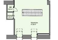 PROVISIONSFREI - ERSTBEZUG - Luxus pur! Große Dachgeschossmaisonette mit Dachterrasse, Pool und Deckenkühlung in RUHELAGE!