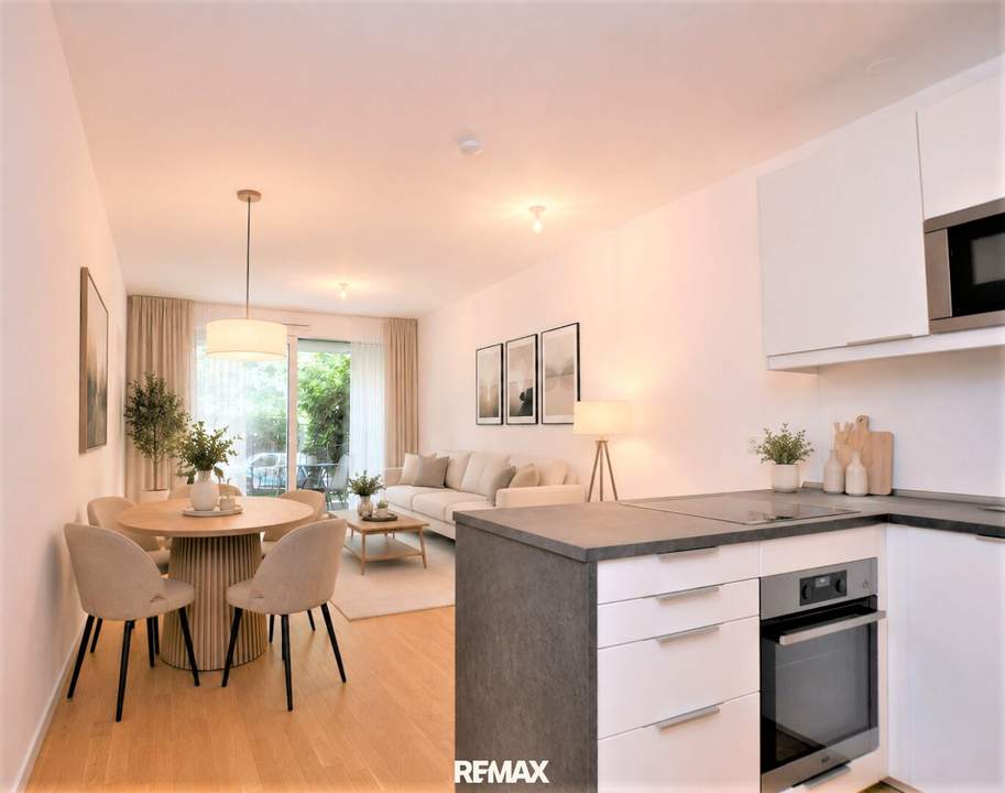 Moderne Gartenwohnung mit Terrasse &amp; Eigengarten – Wohnen im Grünen in begehrter Lage