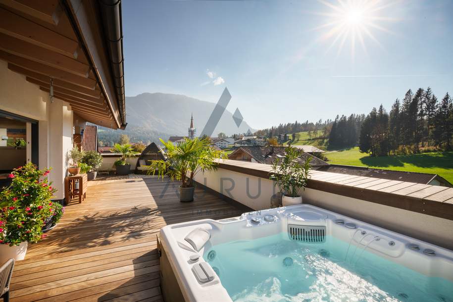 Dachgeschoss-Maisonette mit großzügiger Dachterrasse &amp; atemberaubendem Panoramablick, Wohnung-kauf, 1.300.000,€, 6334 Kufstein