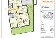 ZIELGERADE Eisenstadt Tür 09 - ca. 90m² Gartenwohnung im Neubau Erstbezug