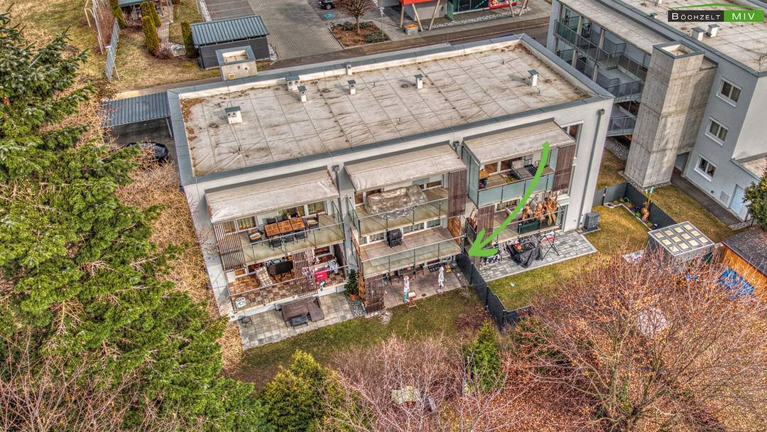 Barrierefreie Anlagewohnung mit Garten, Carport und Einbauküche in +++ Zeltweg +++