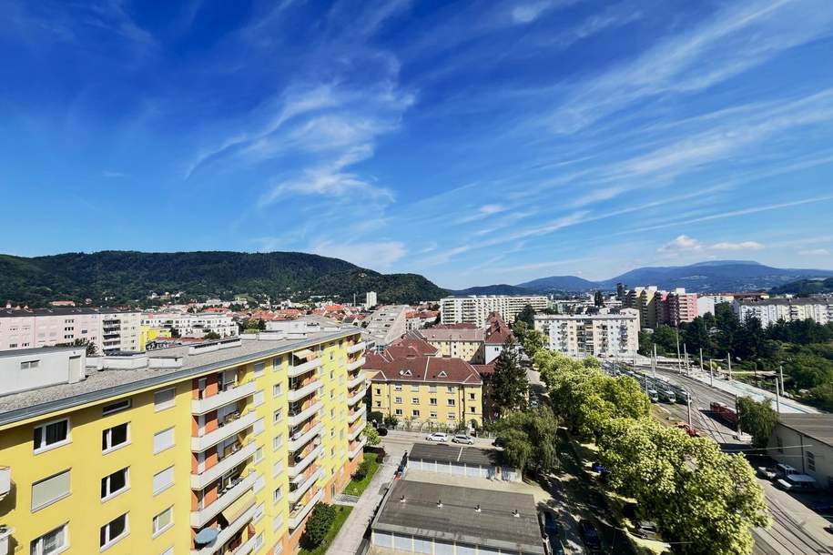 11. OG mit herrlicher Aussicht, 2-Zimmer-Wohnung Nähe FH Joanneum!, Wohnung-kauf, 99.000,€, 8020 Graz(Stadt)