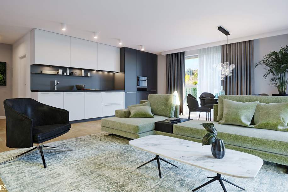 4-Zimmer-Gartenwohnung im 'Four Elements' am Gießhübl!, Wohnung-kauf, 657.800,€, 2372 Mödling