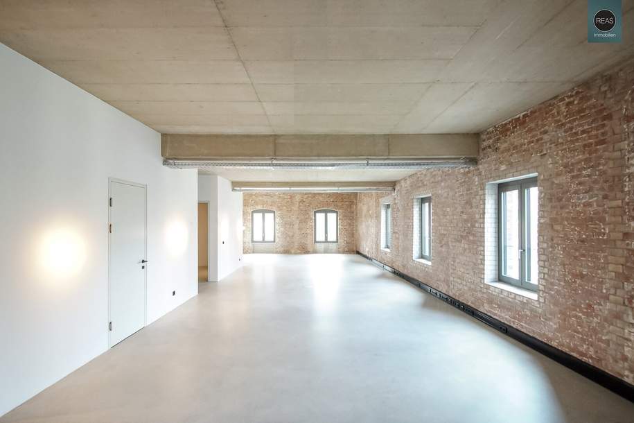 Loft mit Loggia in historischem Kornspeicher der Brotfabrik Wien!, Gewerbeobjekt-miete, 14,50,€, 1100 Wien 10., Favoriten