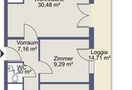 3 Zimmer Traumloggiawohnung mit Wienblick