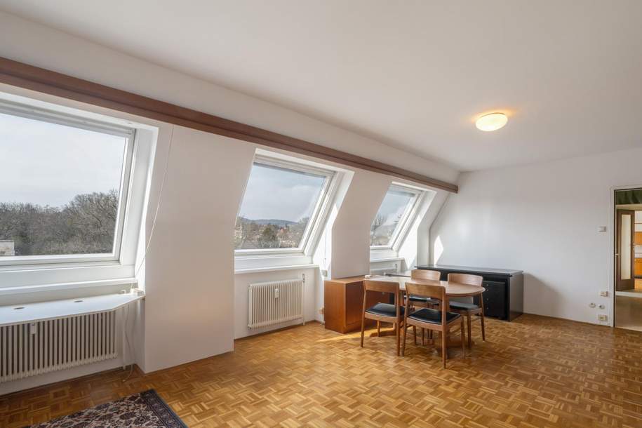 Perfektes erstes Heim: 2 / 3 Zimmer Wohnung im DG zum Selbstgestalten, Wohnung-kauf, 222.222,€, 1180 Wien 18., Währing