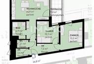 Moderne 3-Zi Wohnung mit Terrasse &amp; Garten in 1220 Wien – Erstbezug, U-Bahn-Nähe!