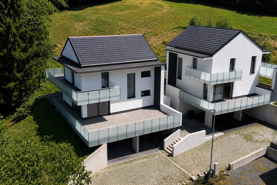 2 moderne Erstbezug Häuser in Hausmannstätten mit gr. Terrasse, Keller und überdachten Stellplätzen!, Haus-kauf, 545.000,€, 8071 Graz-Umgebung