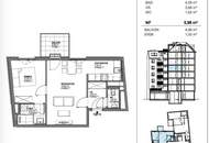 2-Zimmer Neubau Wohnung mit Balkon in Hofruhelage! ab sofort