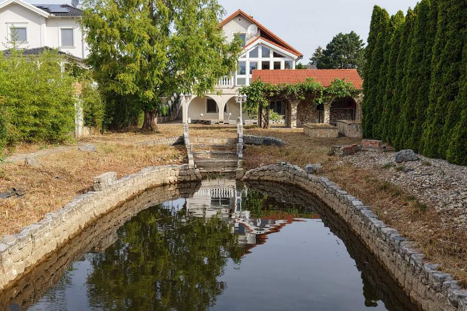 Außergewöhnliches Einfamilienhaus mit zwei Wohneinheiten, großem Garten und Gästehaus in Leobendorf, Haus-kauf, 790.000,€, 2100 Korneuburg