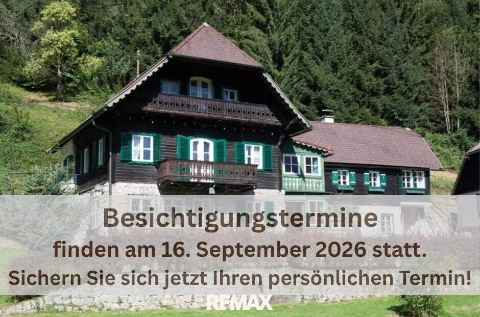 Einzigartige Liegenschaft in Traunkirchen! - Besichtigungstermine finden am 16.09.2026 statt!