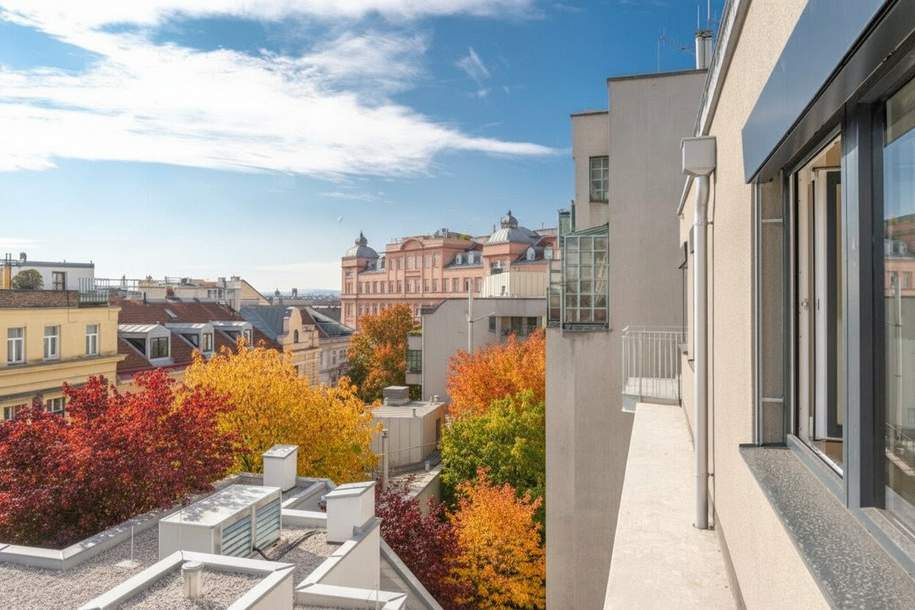 Six in the City: Premium 2-Zimmer Apartment mit Balkon!! BESTLAGE direkt beim Haus des Meeres, Wohnung-miete, 1.575,00,€, 1060 Wien 6., Mariahilf
