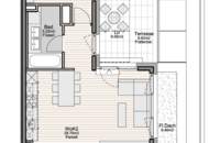 ab 1.11.: 3-Zimmer-DG-Wohnung mit Dachterrasse und Loggia!