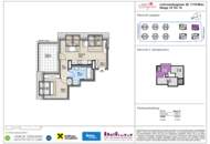 Preis reduziert - Moderne 2-Zimmer Dachgeschosswohnung mit großzügiger Terrasse