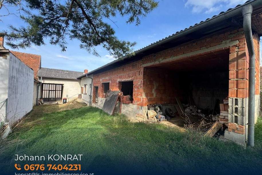 Sanierungsbedürftige Liegenschaft mit mehreren Gebäuden mit 3119m² großem Grundstück in Schachendorf, Haus-kauf, 130.000,€, 7472 Oberwart