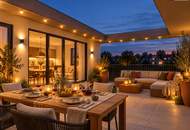 Arbeiten im Penthouse, leben auf der Terrasse