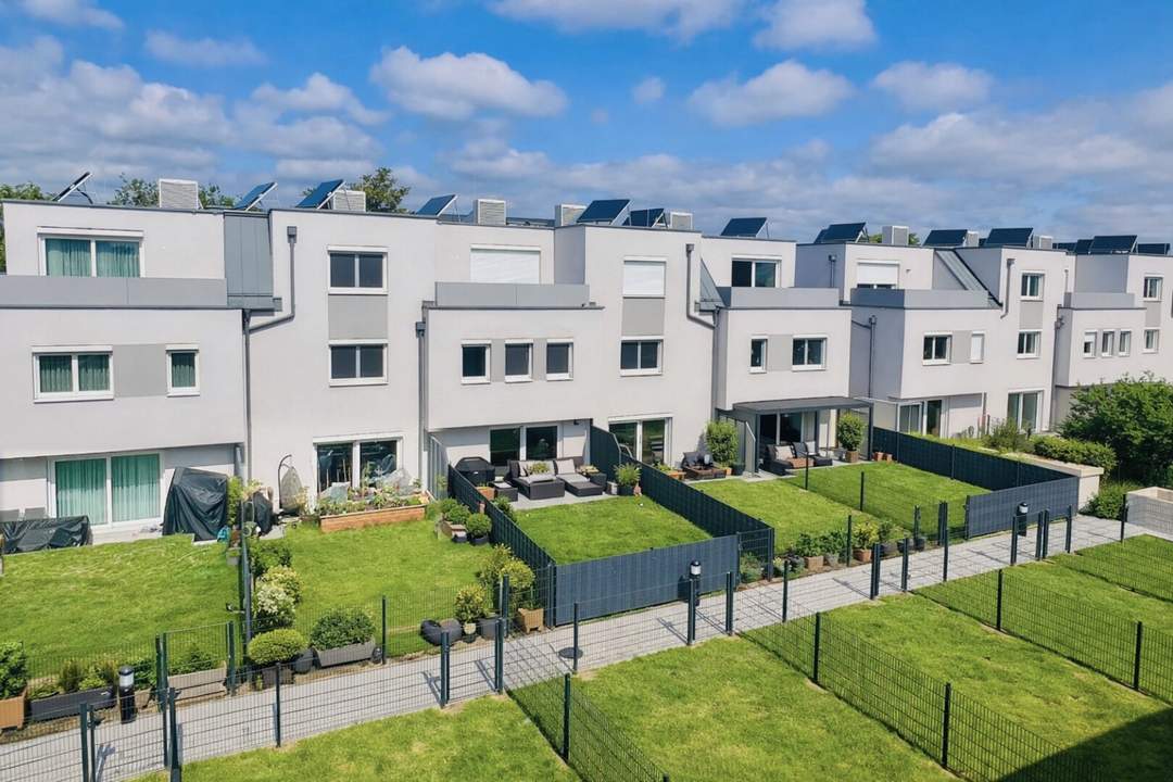 Ziegelmassiv-Niedrigenergiehaus (schlüsselfertig) | Keller, Eigengarten, Dachterrasse &amp; Garagenplatz | provisionsfrei!