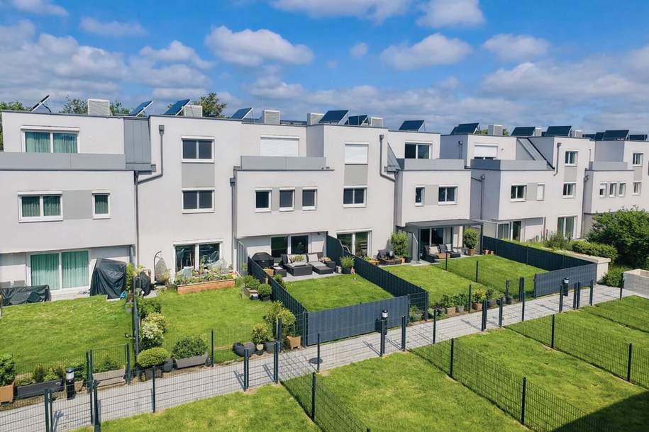 Ziegelmassiv-Niedrigenergiehaus (schlüsselfertig) | Keller, Eigengarten, Dachterrasse &amp; Garagenplatz | provisionsfrei!, Haus-kauf, 739.900,€, 1230 Wien 23., Liesing