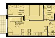 Moderne 2-Zimmer-Wohnung mit Balkon nahe U1
