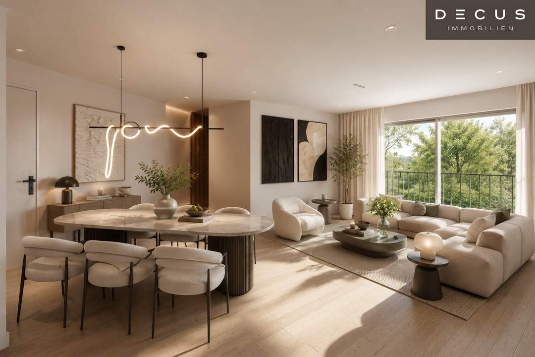| 4 ZIMMER WOHNUNG | HOCHWERTIGER ERSTBEZUG MIT 2 LOGGIEN & 2 BÄDERN | 2. OBERGESCHOSS |