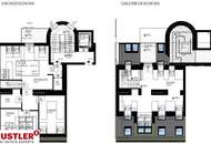 Dachgeschosswohnung in Fertigstellung | Wohnen auf 2 Etagen mit 2 Freiflächen | Bestage Meidlings