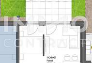 Klein & Fein - kompakte Gartenwohnung in den STADTTERRASSEN PEUERBACH - provisionsfrei! ** JETZT FRÜHKÄUFER-RABATT!**