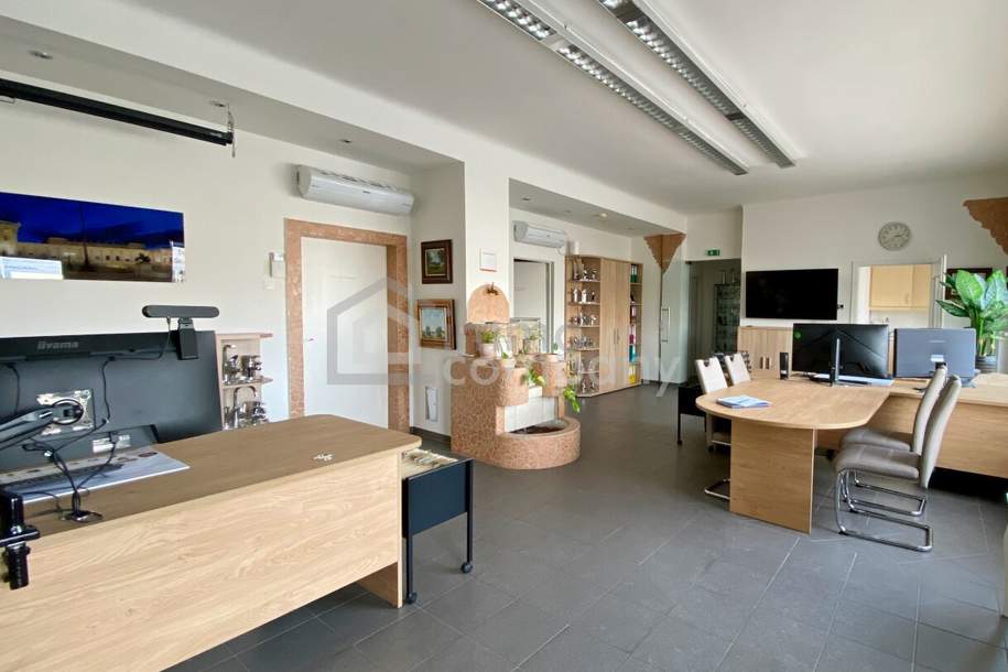 MIETE - Möbliertes Büro / Geschäftslokal in 2540 Bad Vöslau, Gewerbeobjekt-miete, 995,00,€, 2540 Baden