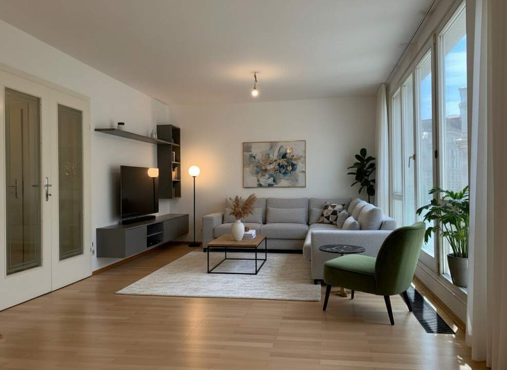 1040! Schöne 3-Zimmer Wohnung mit Gemeinschaftsterrasse nahe Schwarzenbergplatz!