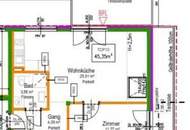 "Neue 2-Terrassen- 2-Zimmer-Wohnung mit Parkplatz - U2 Aspernstrasse"