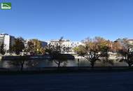 Stadtwohnung in Bestlage: direkt bei der Urania, Wien Mitte und Prater - 2.Zimmer mit Donaukanal-Blick - JETZT ANFRAGEN
