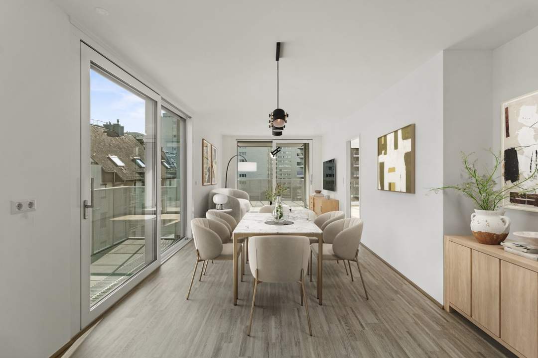 ++ STADTLEBEN MIT RUHE ++ 2-Zimmer-WOHNUNG mit LOGGIA