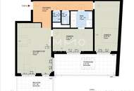 3-Zimmer-Wohnung mit zwei Terrassen nahe U1 – Abendsonne, Ruhe &amp; Lebensqualität