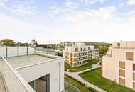 Luxuriöses Wohnen an der Donau mit ca. 124m² Dachterrasse!