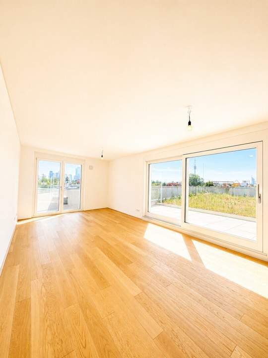 Charmante 3-Zimmer-Gartenwohnung mit XXL-Balkongarten im Drygalskiweg, Wien