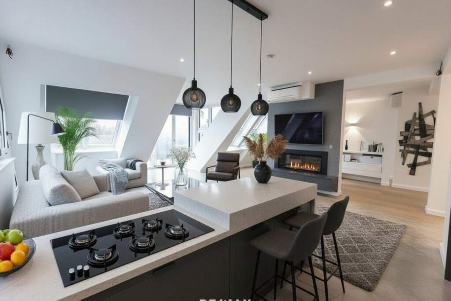 Dachgeschoßtraummit Weitblick, absolute Ruhe und jeglichem Komfort, Wohnung-kauf, 1.550.000,€, 1140 Wien 14., Penzing